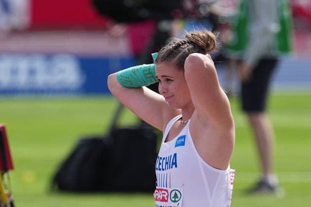 European Athletics Championships, Birmingham, United Kingdom, August 10, 2026. Katrin Brzyszkowska of the Czech Republic after the shot put qualifying round. (CTKxPhoto JaroslavxSvoboda) CTKPhotoP2026081002795  CTKPhotoP2026081002795