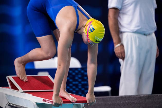August 10, 2026: Thilda Häll of Sweden competes in the women’s 800-meter freestyle swimming heats during day eleven of the 2026 European Aquatics Championships on August 10, 2026 in Saint-Denis. Photo by Joel Marklund, BILDBYRAN, code JM JM0838 bbeng swimming 2026 European Aquatics Championships women s Sweden  Copyright: JOELxMARKLUND BB260810JM119