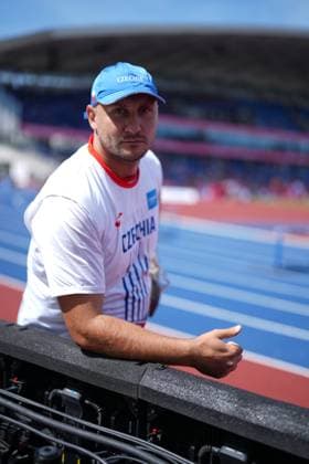 European Athletics Championships, Birmingham, United Kingdom, August 10, 2026. Volodymyr Myslyvcuk of the Czech Republic after the hammer throw qualifying round. (CTKxPhoto JaroslavxSvoboda) CTKPhotoP2026081003322  CTKPhotoP2026081003322