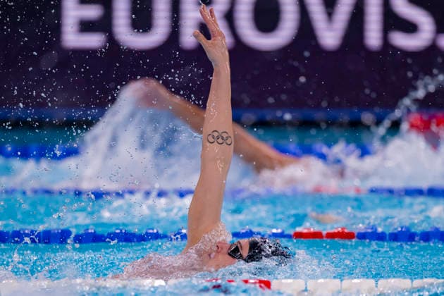 France, Paris, Centre Aquatique Olympique Metropole du Grand Paris, August 10, 2026, European Aquatics Championships – Artistic Swimming, Day 11, Morning Session, Cedric Buessing of Germany, Photo by Eibner Pressefoto Tino Henschel European Aquatics Championships Artistic Swimming, Day 11, Morning Session, Paris Copyright: xEibnerxPressefotox