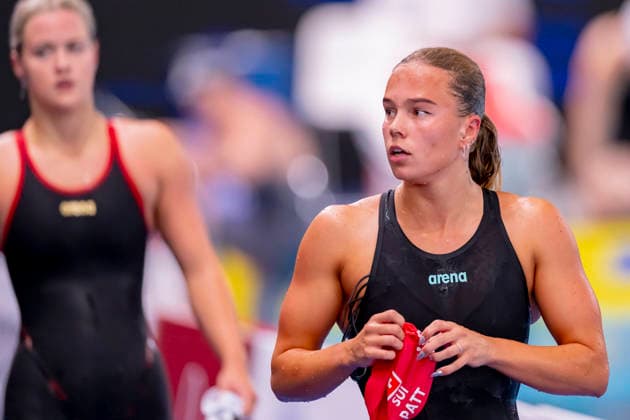 France, Paris, Centre Aquatique Olympique Metropole du Grand Paris, August 10, 2026, European Aquatics Championships – Artistic Swimming, Day 11, Morning Session, Angelina Patt of Switzerland, Photo by Eibner Pressefoto Tino Henschel, European Aquatics Championships – Artistic Swimming, Day 11, Morning Session, Paris Copyright: xEibnerxPressefotox
