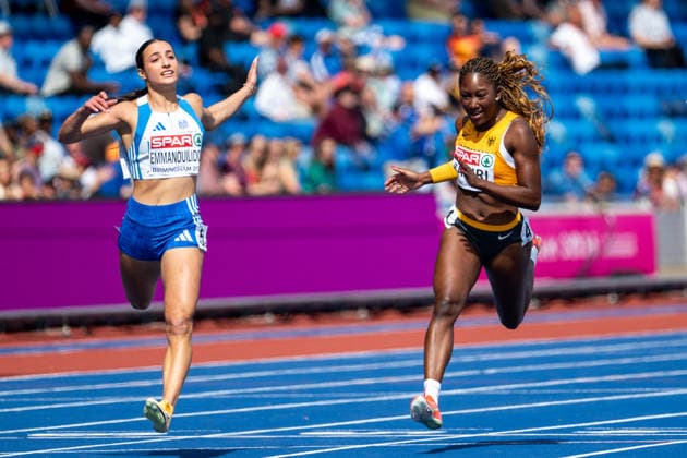 August 10, 2026, GBR, Track and Field, 2026 European Championships, Morning Session, Day 1, Birmingham, Chelsea Kadiri (Germany), Women s 100-Meter Dash, Preliminary Round, Birmingham Alexander Stadium, England, Great Britain Copyright: xNordphoto Memmlerx