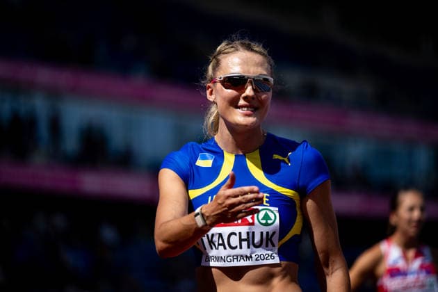 August 10, 2026, GBR, Track and Field, 2026 European Championships, Morning Session, Day 1, Birmingham, Viktoriya Tkachuk (Ukraine), Women s 400-meter hurdles, Heats, Birmingham Alexander Stadium, England, Great Britain Copyright: xNordphoto Memmlerx