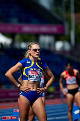 August 10, 2026, GBR, Track and Field, 2026 European Championships, Morning Session, Day 1, Birmingham, Viktoriya Tkachuk (Ukraine), Women s 400-meter hurdles, Heats, Birmingham Alexander Stadium, England, Great Britain Copyright: xNordphoto Memmlerx
