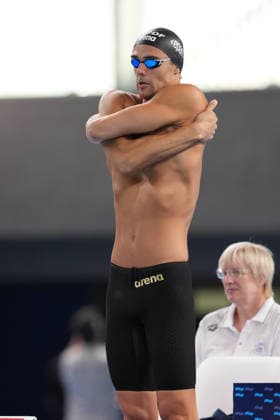 Thomas Ceccon from Italy at the Swimming European Aquatics Championships Paris 2026, Paris, August 10, 2026 .  Copyright: xGianxMattiaxD Alberto LaPressex