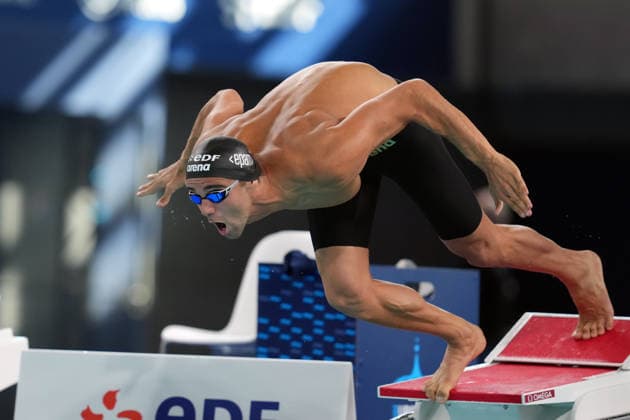 Thomas Ceccon from Italy at the Swimming European Aquatics Championships Paris 2026, Paris, August 10, 2026 .  Copyright: xGianxMattiaxD Alberto LaPressex