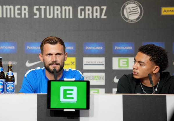 Football, Champions League qualifiers, Sturm Graz, press conference