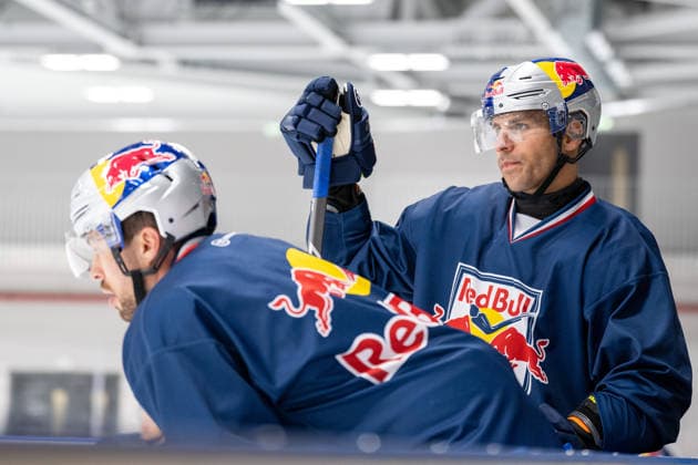 Lucas Thaler 48, EHC Red Bull Munich, EHC Red Bull Munich Press Workout, August 10, 2026, Munich, Bavaria, Germany Copyright: xkolbert-press UlrichxGamelx