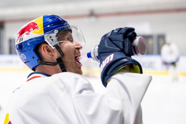 Maximilian Daubner, 70, EHC Red Bull Munich; EHC Red Bull Munich Press Workout, August 10, 2026, Munich, Bavaria, Germany Copyright: xkolbert-press UlrichxGamelx