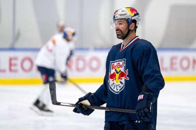 Ryan Murphy 24 EHC Red Bull Munich, EHC Red Bull Munich Press Workout, August 10, 2026, Munich, Bavaria, Germany Copyright: xkolbert-press UlrichxGamelx