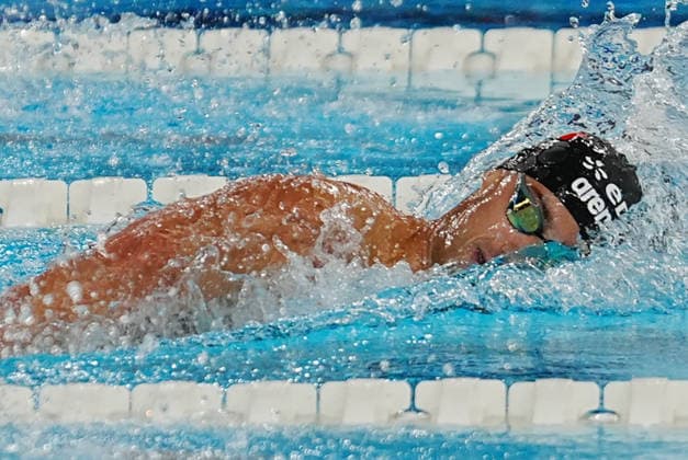 10 Aout European Aquatics Championships Paris 2026 Razzetti Alberto of Italie During the heats 400 M Medley at the European Swimming Championships at the Greater Paris Metropolis Olympic Aquatics Centre in Paris (France) on August 10, 2026.Credit Laurent Lairys parisFrance  Copyright: xLaurentxLairysx