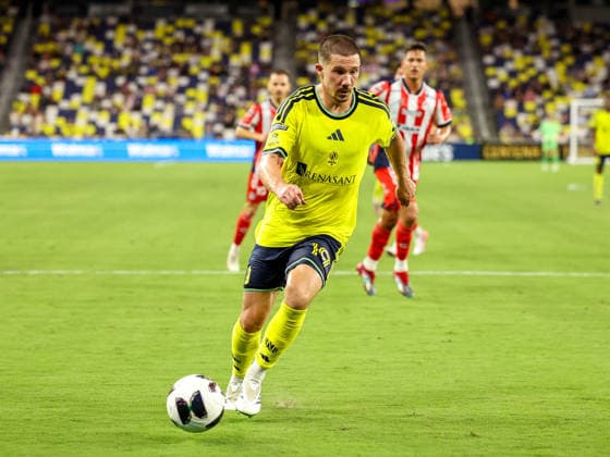 Leagues Cup 2026: Atletico De San Luis Vs Nashville SC AUG 09 August 9, 2026: Nashville SC midfielder Alex Muyl (19) advances the ball during a Leagues Cup match between Atletico de San Luis and Nashville SC at Geodis Park in Nashville, TN. Stephen Furst CSM (Credit Image: Â Stephen Furst Cal Media) Nashville Tn United States of America EDITORIAL USE ONLY Copyright: xx ZUMA-20260809_zma_c04_251.jpg StephenxFurstx csmphotothree510543