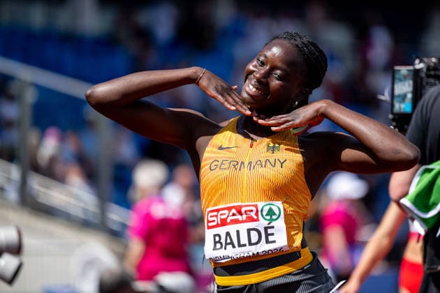 August 10, 2026, GBR, Track and Field, 2026 European Championships, Morning Session, Day 1, Birmingham, Vanessa Balde (Germany), Women s 400-meter hurdles, Heats, Alexander Stadium, Birmingham, England, Great Britain Copyright: xNordphoto Memmlerx
