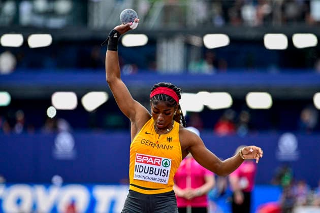 Nina NDUBUISI, Germany, SG Schorndorf 1846, Women s Shot Put, GBR, European Athletics Championships, Track and Field, August 10, 2026, GBR, European Athletics Championships, Track and Field, August 10, 2026, Birmingham Copyright: xEibnerxPressefoto JanxPapenfussx EP_JPS