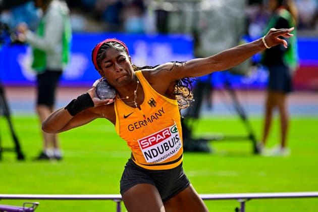 Nina NDUBUISI, Germany, SG Schorndorf 1846, Women s Shot Put, GBR, European Athletics Championships, Track and Field, August 10, 2026, GBR, European Athletics Championships, Track and Field, August 10, 2026, Birmingham Copyright: xEibnerxPressefoto JanxPapenfussx EP_JPS