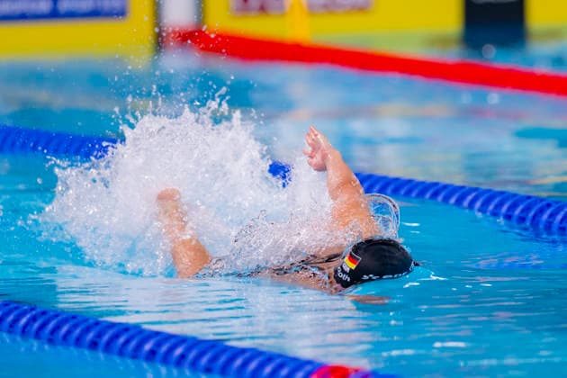 France, Paris, Centre Aquatique Olympique Metropole du Grand Paris, August 10, 2026, European Aquatics Championships – Artistic Swimming, Day 11, Morning Session, Linda Roth, SC Magdeburg, Germany, Photo by Eibner Pressefoto Tino Henschel European Aquatics Championships Artistic Swimming, Day 11, Morning Session, Paris Copyright: xEibnerxPressefotox