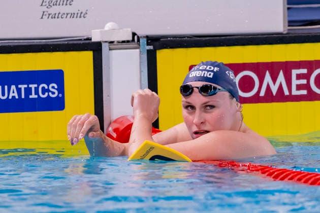 France, Paris, Centre Aquatique Olympique Metropole du Grand Paris, August 10, 2026, European Aquatics Championships – Artistic Swimming, Day 11, Morning Session, Iris Julia Berger of Austria, Photo by Eibner Pressefoto Tino Henschel, European Aquatics Championships – Artistic Swimming, Day 11, Morning Session, Paris Copyright: xEibnerxPressefotox