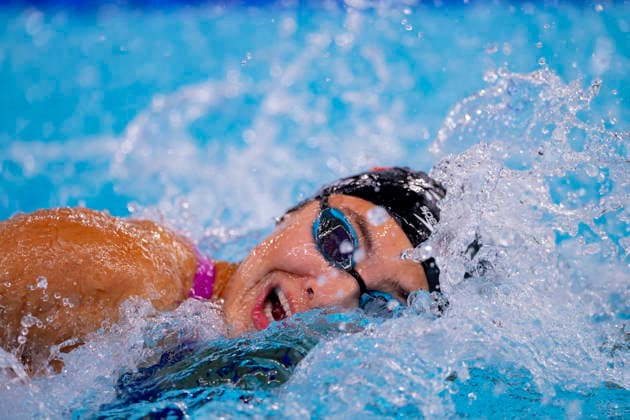 France, Paris, Centre Aquatique Olympique Metropole du Grand Paris, August 10, 2026, European Aquatics Championships – Artistic Swimming, Day 11, Morning Session, Julianna Dora Bocska, SG Essen, Germany, Photo by Eibner Pressefoto Tino Henschel European Aquatics Championships Artistic Swimming, Day 11, Morning Session, Paris Copyright: xEibnerxPressefotox