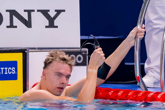 France, Paris, Centre Aquatique Olympique Metropole du Grand Paris, August 10, 2026, European Aquatics Championships – Artistic Swimming, Day 11, Morning Session, Josha Salchow, SV Nikar Heidelberg, Germany, Photo by Eibner Pressefoto Tino Henschel European Aquatics Championships Artistic Swimming, Day 11, Morning Session, Paris Copyright: xEibnerxPressefotox