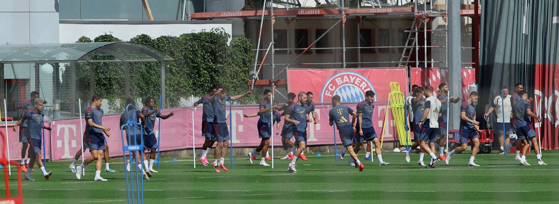 August 10, 2026, FC Bayern Training, Säbenerstraße, Munich, Soccer, Sports, Pictured: FCB Team s first training session at Säbenerstraße