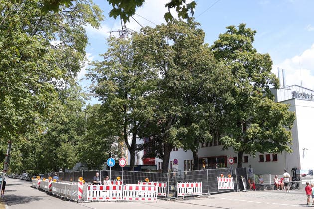 August 10, 2026, FC Bayern Training, Saebenerstrasse, Munich, Soccer, Sports, Pictured: Construction site at FC Bayern
