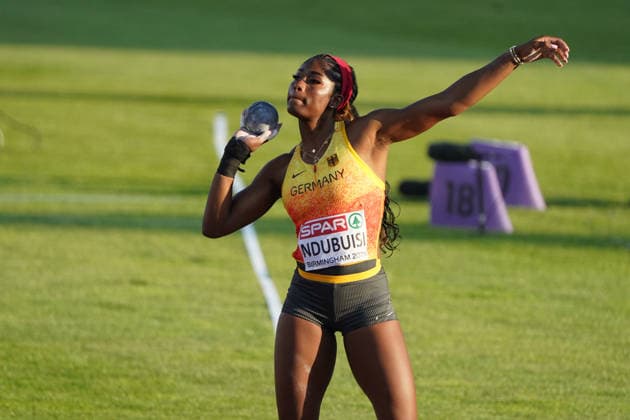 Birmingham, Track and Field, Athletics, EAA, 2026 European Athletics Championships in Birmingham, 10 08 17–08 20 26, Alexander Stadium, Birmingham, United Kingdom, Women’s Shot Put, Final, Nina Chioma Ndubuisi, Germany (GER), Copyright Gladys Chai von der Laage