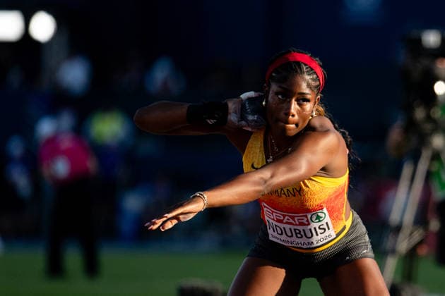 August 10, 2026, GBR, Track and Field, 2026 European Championships, Evening Session, Day 1, Birmingham Nina Chioma Ndubuisi (Germany), Women s Shot Put, Final, Alexander Stadium, Birmingham, England, United Kingdom Copyright: xNordphoto Memmlerx