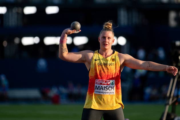 August 10, 2026, GBR, Track and Field, 2026 European Championships, Evening Session, Day 1, Birmingham Katharina Maisch, Germany, Women s Shot Put, Final, Alexander Stadium, Birmingham, England, Great Britain Copyright: xNordphoto Memmlerx