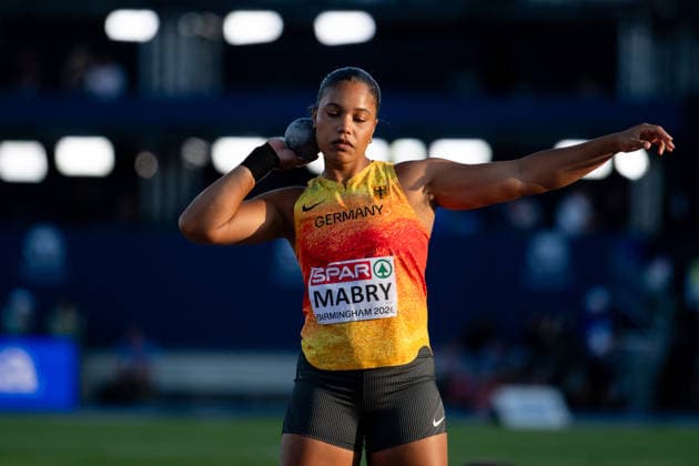 August 10, 2026, GBR, Track and Field, 2026 European Championships, Evening Session, Day 1, Birmingham Yemisi Mabry (Germany), Women s Shot Put, Final, Birmingham Alexander Stadium, England, Great Britain Copyright: xNordphoto Memmlerx
