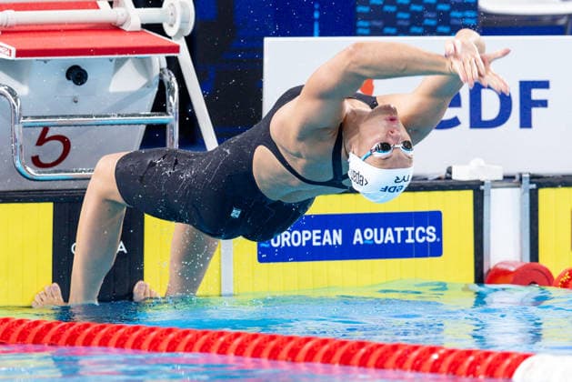 European Aquatics Championships Swimming Day 1 Pauline Mahieu during European Aquatics Championships Swimming Day 1 in Paris, France, on August 10, 2026 Paris France  Copyright: xFotoxOlimpikx originalFilename:jastrzebowski-european260810_npQ1F.jpg