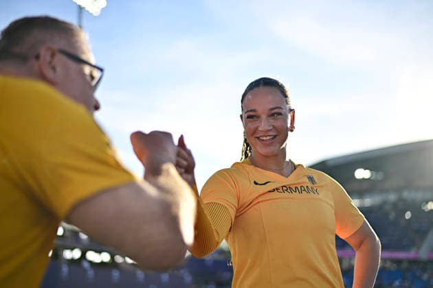 Jada JULIEN Germany, 90-meter shot put, Women s Hammer Throw GBR, European Athletics Championships, Track and Field, August 10, 2026, GBR, European Athletics Championships, Track and Field, August 10, 2026, Birmingham Copyright: xEibnerxPressefoto JanxPapenfussx EP_JPS