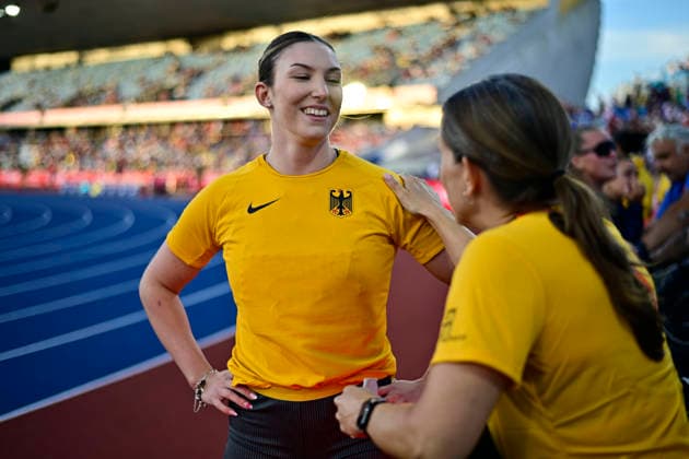 Aileen KUHN Germany, Eintracht Frankfurt, Women s Hammer Throw GBR, European Athletics Championships, Track and Field, August 10, 2026, GBR, European Athletics Championships, Track and Field, August 10, 2026, Birmingham Copyright: xEibnerxPressefoto JanxPapenfussx EP_JPS