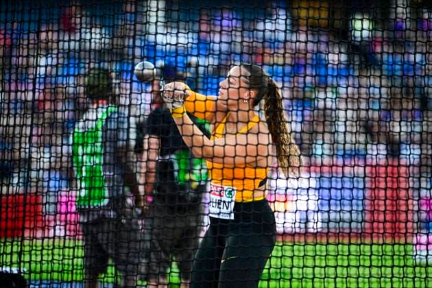 Jada JULIEN Germany, 90-meter shot put, Women s Hammer Throw GBR, European Athletics Championships, Track and Field, August 10, 2026, GBR, European Athletics Championships, Track and Field, August 10, 2026, Birmingham Copyright: xEibnerxPressefoto JanxPapenfussx EP_JPS