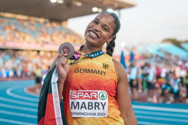 Yemisi Mabry, MTG Mannheim, Women s Shot Put, GBR, Track and Field, Athletics, 2026 European Athletics Championships, 2026 European Track and Field Championships, Birmingham 2026, August 9, 2026, GBR, Track and Field, Athletics, 2026 European Athletics Championships, 2026 European Track and Field Championships, Birmingham 2026, August 9, 2026, Birmingham Copyright: xStefanxMayerx EP_SMR
