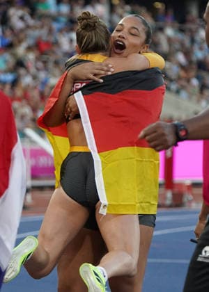 Birmingham, Track and Field, Athletics, EAA, 2026 European Athletics Championships in Birmingham, August 10–17, 2026, Alexander Stadium, Birmingham, United Kingdom, Women’s Shot Put, Final, Gina Lukenkemper, Yemisi Mabry, Germany (GER), Copyright Gladys Chai von der Laage