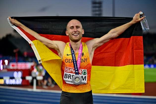 Florian BREMM, Germany, Franconia Athletics, Men s 5000m, GBR, European Athletics Championships, Track and Field, August 10, 2026, GBR, European Athletics Championships, Track and Field, August 10, 2026, Birmingham Copyright: xEibnerxPressefoto JanxPapenfussx EP_JPS