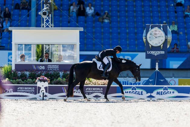 2026 FEI World Championships in Aachen, AACHEN FEI World Championships 2026 SIMONCIC Felicita AUT, Four Legends FEI Dressage World Championship Grand Prix de Dressage, Part 1: Team Final, Individual Qualification, Lambertz Prize Aachen, Soers Equestrian Stadium, August 11, 2026