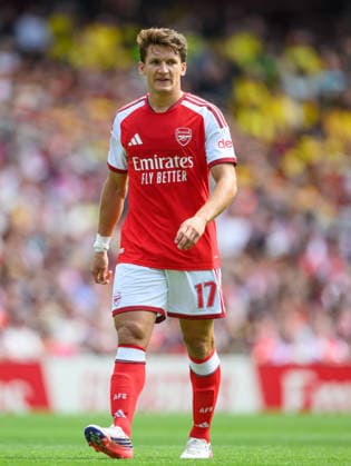 09 August 2026 - Arsenal v Borussia Dortmund - Emirates Stadium - London. Arsenal v Borussia Dortmund - Emirates Stadium - London. Arsenal s Christos Tzolis in action. Picture : Mark Pain LONDON England  Copyright: xMarkxPainx
