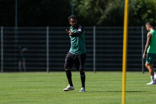August 11, 2026, GER Germany, Soccer, 2026–2027 Season, Werder Bremen Training Camp, Day 2 of SV Werder Bremen’s training camp in Harsewinkel-Marienfeld; Daniel Thioune, Head Coach, SV Werder Bremen; Harsewinkel-Marienfeld; Hotel Residence Klosterpforte; North Rhine-Westphalia (NRW), Germany Copyright: xnordphotoxGmbHx xChristianxSchulzex