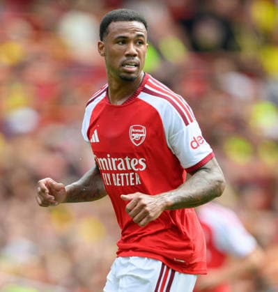 09 August 2026 - Arsenal v Borussia Dortmund - Emirates Stadium - London. Arsenal v Borussia Dortmund - Emirates Stadium - London. Arsenal s Gabriel in action. Picture : Mark Pain LONDON England  Copyright: xMarkxPainx