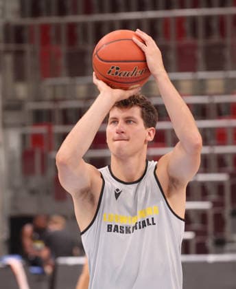 Ludwigsburg, MHP Riesen Ludwigsburg Basketball Practice, Patrick Cartier