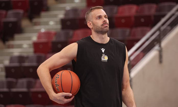 Ludwigsburg, MHP Riesen Ludwigsburg Basketball Practice, Jonas Wohlfarth Bottermann