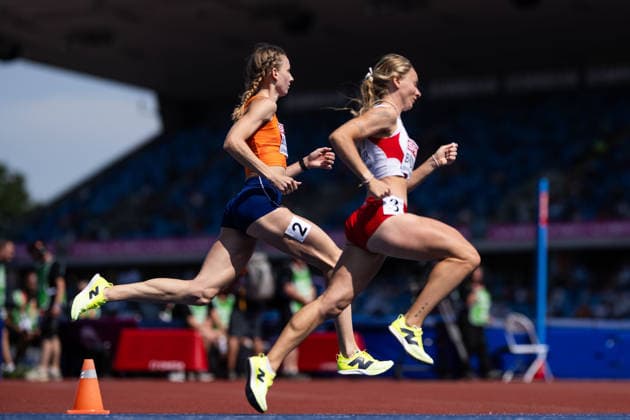 260811 Femke Broeders Bol of the Netherlands competes in the women’s 800-meter qualifying round during Day 2 of the 2026 European Athletics Championships on August 11, 2026 in Birmingham. Photo by Mathias Bergeld. BILDBYRAN code MB MT1065. track and field athletics friidrett friidrotts em em friidretts em 2026 European Athletics Championships 2 bbeng  Copyright: MATHIASxBERGELD BB260811MB051