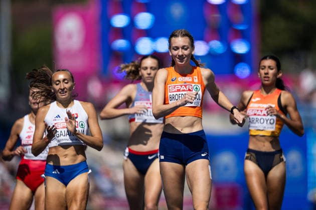 260811 Femke Broeders of the Netherlands after competing in the women’s 800-meter qualifying round on Day 2 of the 2026 European Athletics Championships on August 11, 2026 in Birmingham. Photo by Mathias Bergeld. BILDBYRAN code MB MT1065. track and field athletics friidrett friidrotts em em friidretts em 2026 European Athletics Championships 2 bbeng  Copyright: MATHIASxBERGELD BB260811MB053