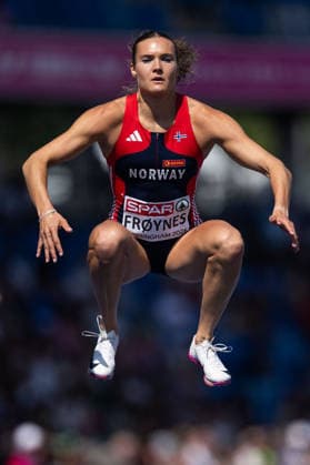 260811 Amanda Marie Grefstad Froynes of Norway before competing in the women’s 800-meter qualifying round on Day 2 of the 2026 European Athletics Championships on August 11, 2026 in Birmingham. Photo by Mathias Bergeld. BILDBYRAN code MB MT1065. track and field, athletics, friidrett, friidrotts EM, 2026 European Athletics Championships, 2 bbeng  Copyright: MATHIASxBERGELD BB260811MB055