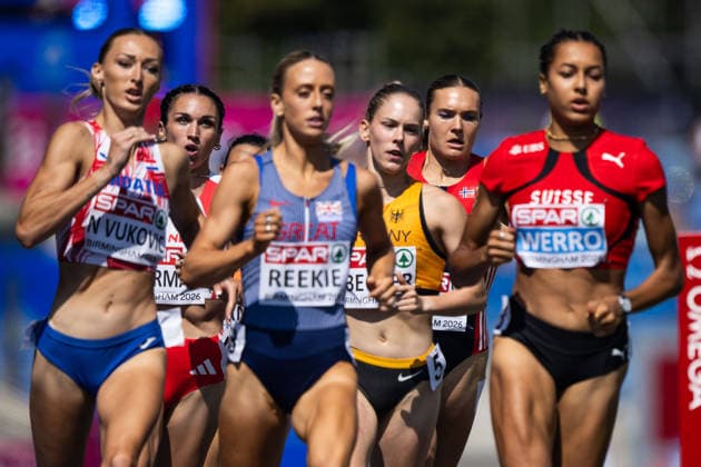 260811 Amanda Marie Grefstad Froynes of Norway competes in the women’s 800-meter qualifying round on Day 2 of the 2026 European Athletics Championships on August 11, 2026 in Birmingham. Photo by Mathias Bergeld, BILDBYRAN, code MB MT1065. track and field, athletics, friidrett, friidrotts EM, 2026 European Athletics Championships, 2 bbeng  Copyright: MATHIASxBERGELD BB260811MB059