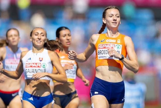 BIRMINGHAM - Femke Broeders-Bol in action in the 800 meters qualification during the second day of the European Athletics Championships. IRIS VAN DEN BROEK ANP xVIxANPxSportx xxANPxIVx 565263126 originalFilename: 565263126