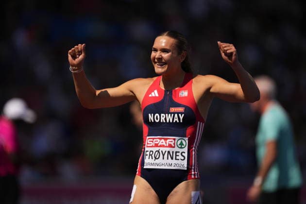 2026 European Outdoor Athletics Championships, Day 2, Birmingham, England, August 11, 2026: Amanda Grefstad Froynes in the women’s 800-meter preliminary heat at the 2026 European Athletics Championships at Alexander Stadium in Birmingham on Tuesday. Photo: Beate Oma Dahle, NTB, Birmingham, England. EDITORIAL USE ONLY. RESTRICTED USE FOR BETTING. COMCOMPANIES  Copyright: xBeatexOmaxDahlex xNTBx