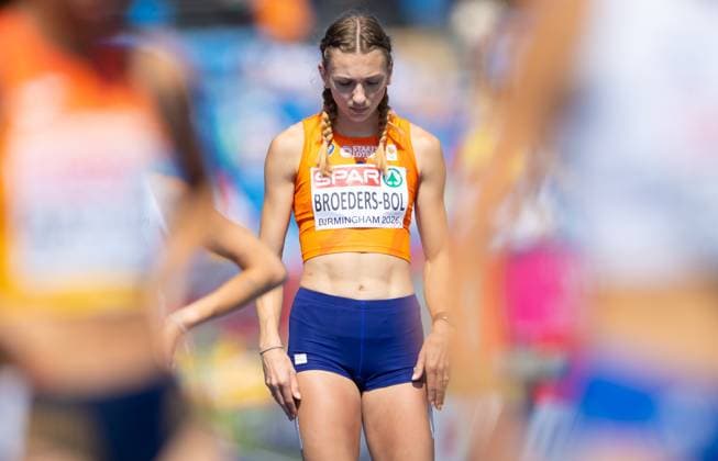 BIRMINGHAM - Femke Broeders-Bol in action in the 800 meters qualification during the second day of the European Athletics Championships. IRIS VAN DEN BROEK ANP xVIxANPxSportx xxANPxIVx 565263423 originalFilename: 565263423