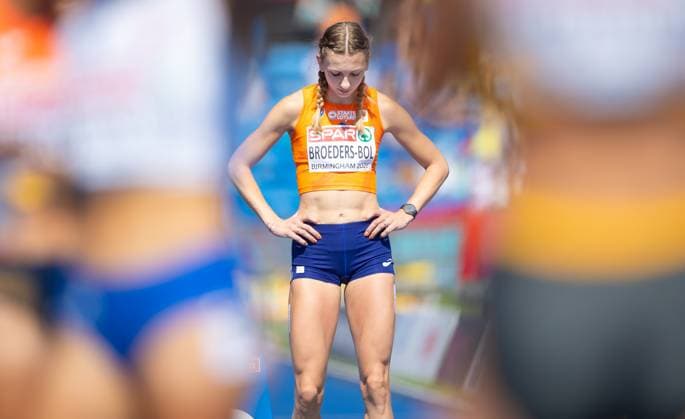 BIRMINGHAM - Femke Broeders-Bol in action in the 800 meters qualification during the second day of the European Athletics Championships. IRIS VAN DEN BROEK ANP xVIxANPxSportx xxANPxIVx 565263518 originalFilename: 565263518